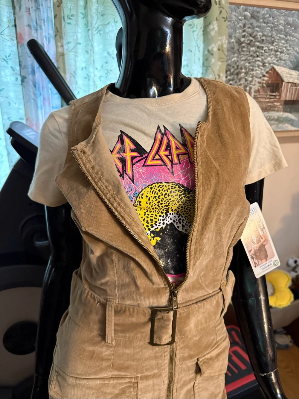 Rewash corduroy mini